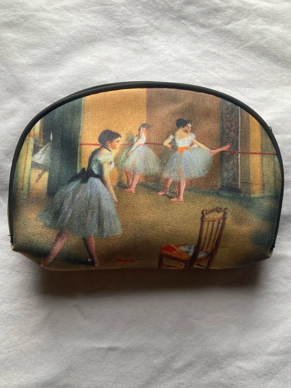 Edgar Degas Zip Pouch - Dance Class at the Opera rue La Peletier